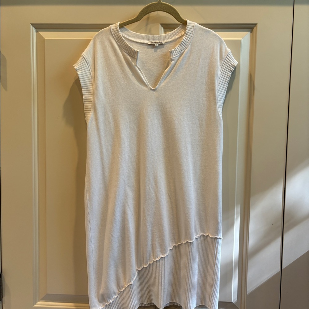 Cotton Citizen white t shirt dress